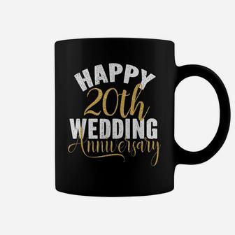 Happy 20Th Wedding Anniversary Matching Gift For Couples Coffee Mug | Crazezy CA