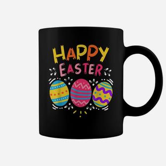 Happy Easter Day Colorful Dye Egg Hunting Cute Shirt Coffee Mug | Crazezy DE