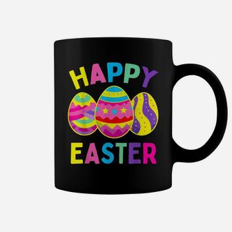 Happy Easter Day, Cute Colorful Egg Hunting Women Boys Girls Coffee Mug | Crazezy CA