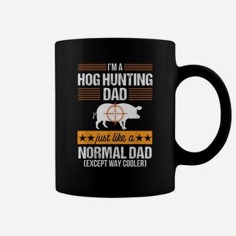 Hog Hunting Funny Dad Boar Hunter Pig Gift Coffee Mug | Crazezy