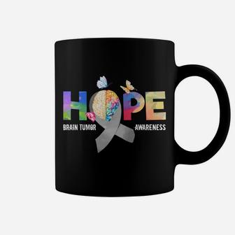 Hope Brain Tumor Awareness Gift Brain Tumor Survivor Coffee Mug | Crazezy