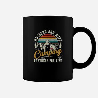Husband And Wife Camping Partners For Life Sweet Coffee Mug | Crazezy