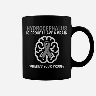 Hydrocephalus Awareness Brain Disease Related Funny Ribbon Coffee Mug | Crazezy