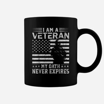 I Am A Veteran My Oath Never Expires Veteran Day Gift Coffee Mug | Crazezy