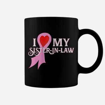I Heartsupport My Sister In Law - Pink Ribbon Zip Hoodie Coffee Mug | Crazezy DE