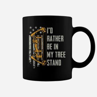 I'd Rather Be In My Tree Stand - Funny Deer Hunting Archery Coffee Mug | Crazezy AU