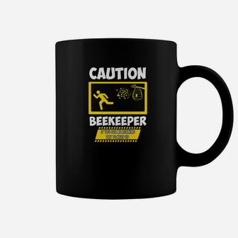 If You See Me Running Bee Keeper Beekeeping Funny Coffee Mug | Crazezy CA