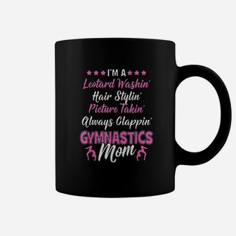 Im A Gymnastics Mom Funny Gift Girls Gymnast Parents Coffee Mug | Crazezy