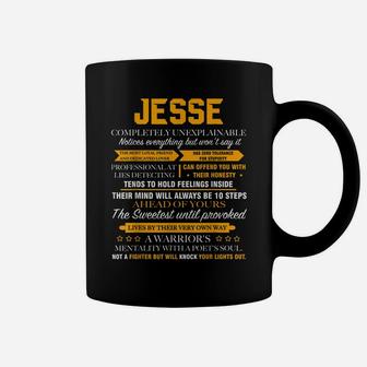 JESSE Completely Unexplainable FRONT PRINT Coffee Mug | Crazezy CA