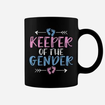Keeper Of The Gender - Cute Gender Reveal Baby Shower Design Coffee Mug | Crazezy AU