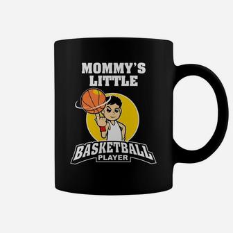 Kids Boys Mommys Little Basketball Player Tee Coffee Mug | Crazezy
