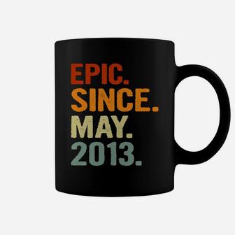 Kids Epic Since May 2013 Retro Style 8 Years Old 8Th Birthday Coffee Mug | Crazezy