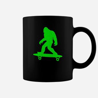 Kids Funny Bigfoot Skateboard Skater Cool Boy Gift Coffee Mug | Crazezy AU