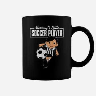Kids Soccer Boys Mommys Little Soccer Player Tee Coffee Mug | Crazezy AU