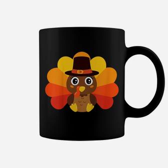 Kids Thanksgiving Baby Turkey Pilgrim Toddler Boys Girls Coffee Mug | Crazezy AU