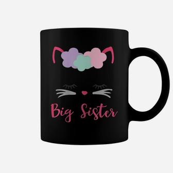 Kitty Cat Big Sister Shirt I'm Going To Be A Big Sister Tee Coffee Mug | Crazezy UK