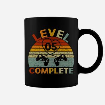 Level 5 Complete Gamers Couple 5Th Wedding Anniversary Coffee Mug | Crazezy DE