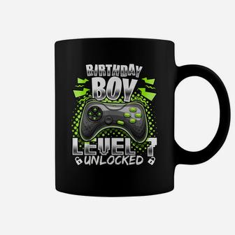 Level 7 Unlocked Video Game 7Th Birthday Gamer Gift Boys Coffee Mug | Crazezy CA