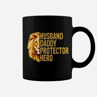 Lion Dad Funny Husband Daddy Protector Hero Fathers Day Coffee Mug | Crazezy UK