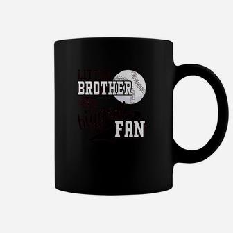 Little Brother And Biggest Baseball Family Fan Coffee Mug | Crazezy AU