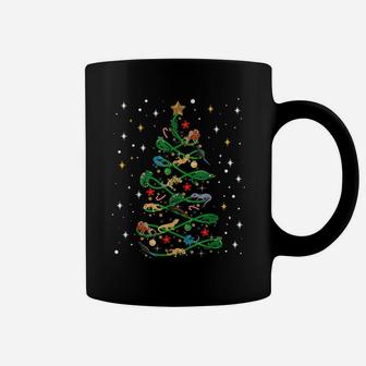 Lizard Christmas Tree Funny Reptile Lover Xmas Gifts Coffee Mug | Crazezy AU