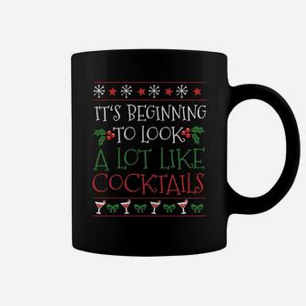 Look Like Cocktails Funny Christmas Sweatshirt Drinking Gift Sweatshirt Coffee Mug | Crazezy