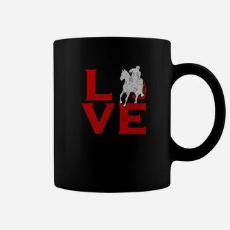 Love Barrel Racing Horse Lover Clothing Apparel Funny Tee Coffee Mug | Crazezy DE