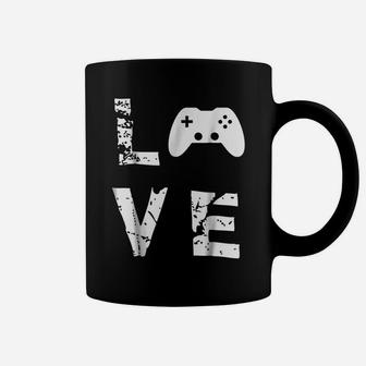 Love Video Games Valentine's Day Funny Coffee Mug | Crazezy