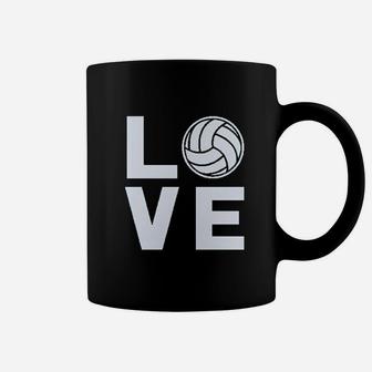 Love Volleyball Gift For Volleyball Fans Coffee Mug | Crazezy