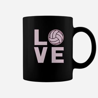 Love Volleyball Sweatshirt Gift For Volleyball Fans Women Coffee Mug | Crazezy