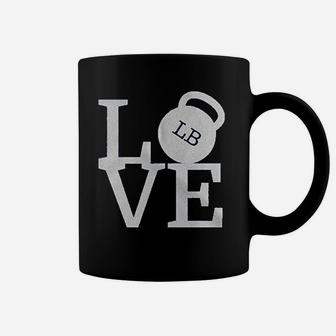 Love Weights Workout Gym Working Out Lifting Coffee Mug | Crazezy