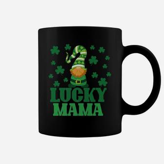 Lucky Mama Mother St Patrick's Day Clover Gnome Irish Gift Coffee Mug | Crazezy