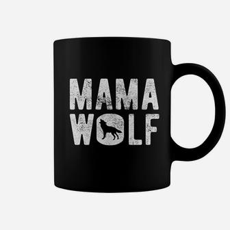 Mama Wolf Funny Camping Pack Mothers Day Coffee Mug | Crazezy AU