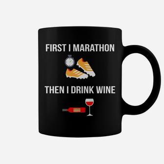Marathon Wine Lovers Runner Race Gift Half Running Coffee Mug | Crazezy DE