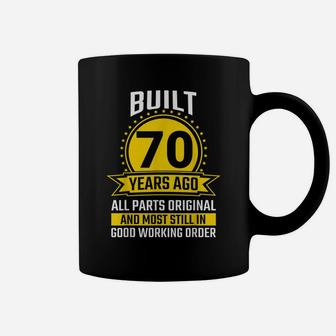 Mens 70Th Birthday Gifts 70 Years All Parts Original Vintage Gift Coffee Mug | Crazezy