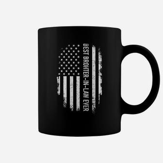 Mens Best Brother-In-Law Ever Vintage Us American Flag Coffee Mug | Crazezy CA