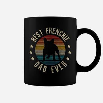 Mens Best Frenchie Dad Ever - Vintage French Bulldog Funny Gift Coffee Mug | Crazezy CA