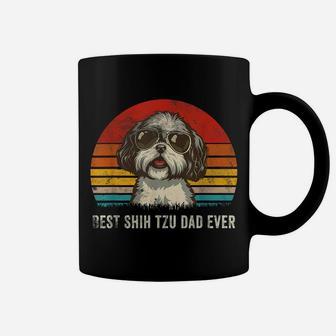 Mens Best Shih Tzu Dad Ever Funny Shih Tzu Dad Gift Dog Lover Coffee Mug | Crazezy UK