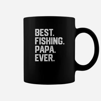 Mens Christmas Gift For Men Best Fishing Papa Ever Funny Coffee Mug | Crazezy