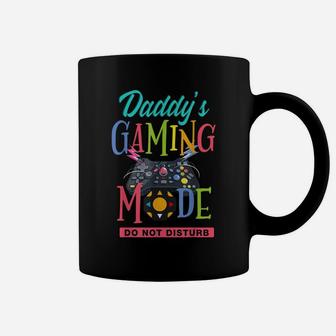 Mens Daddy's Gaming Mode Do Not Disturb - Funny Gaming Spoof Coffee Mug | Crazezy CA