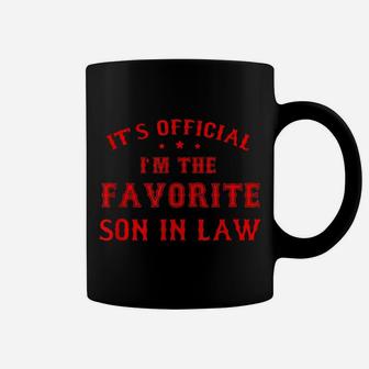 Mens Favorite Son In Law Funny Son-In-Law Birthday Christmas Gift Coffee Mug | Crazezy DE