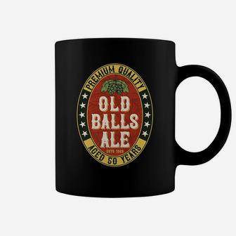 Mens Over The Hill 50 Old Balls Club For Beer Lover Coffee Mug | Crazezy