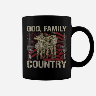 Mens United States American Pride Proud Veteran Soldier Army Coffee Mug | Crazezy