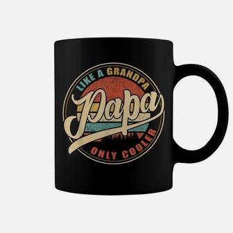 Mens Vintage Retro Papa Gifts Grandpa Gifts Papa Like A Grandpa Coffee Mug | Crazezy DE