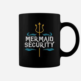 Mermaid Security Funny Birthday Gift For Swimmer Coffee Mug | Crazezy AU