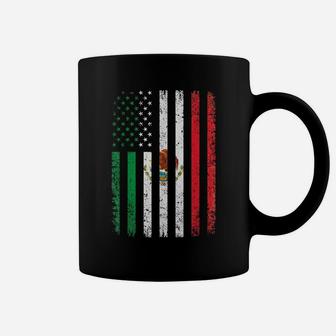 Mexico Flag Shirt Gift 4Th Of July Usa American Mexican Flag Coffee Mug | Crazezy DE