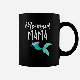 Mom Birthday Party Outfit Dad Mommy Girl Mermaid Mama Shirt Coffee Mug | Crazezy AU