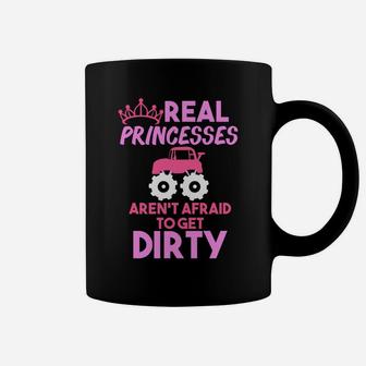 Monster Truck Hoodie For Women - Real Princesses Get Dirty Coffee Mug | Crazezy DE