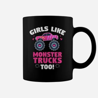 Monster Trucks Girls Like - Cute Monster Truck Lover Gift Coffee Mug | Crazezy AU