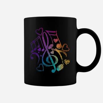 Musical Notes Treble Clef Coffee Mug | Crazezy UK